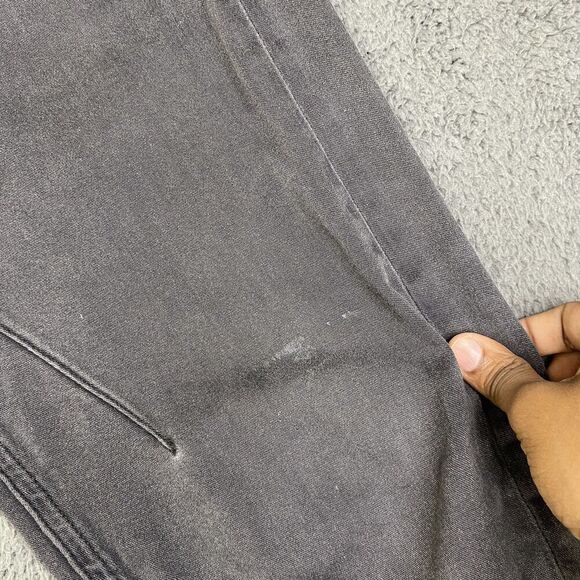 Karl Lagerfeld Jeans Mens 32 Black Slim Fit Drawstring Moto Stretch Pants Modern - Picture 5 of 11